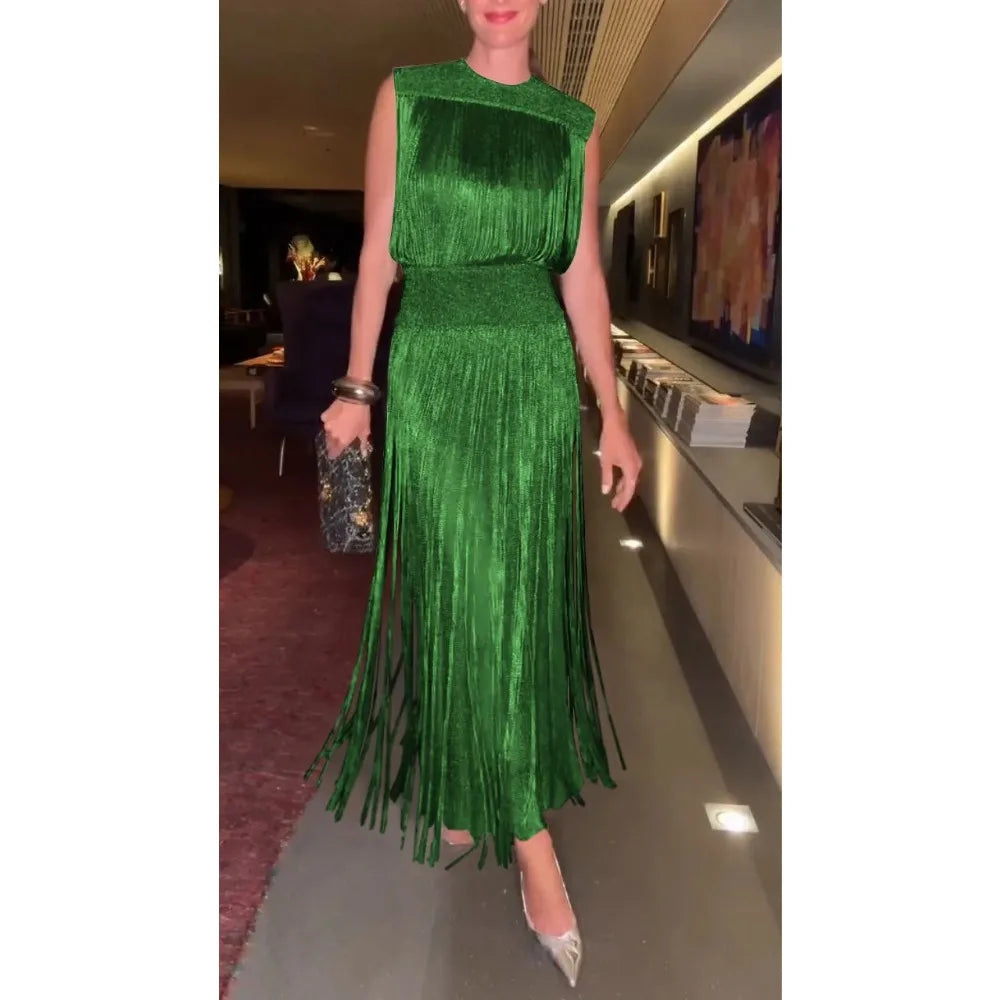 Conjunto Elegante Franja Sophia