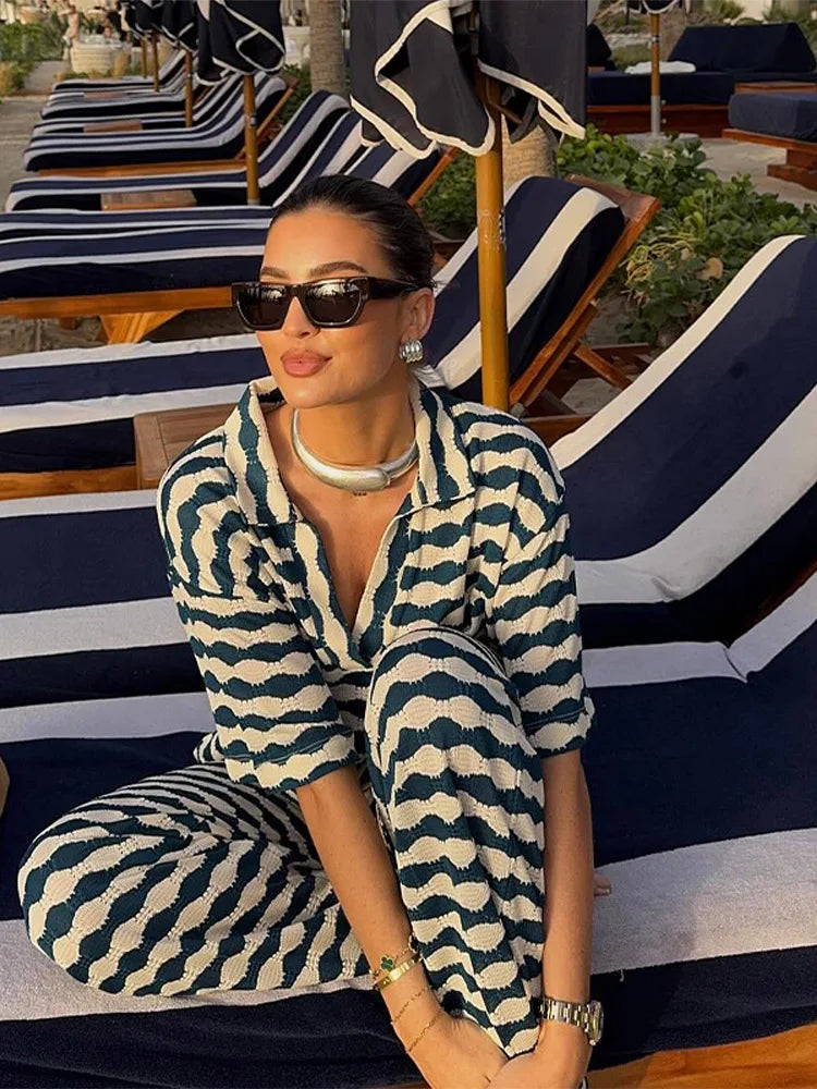 Conjunto Feminino Casual Beachwear