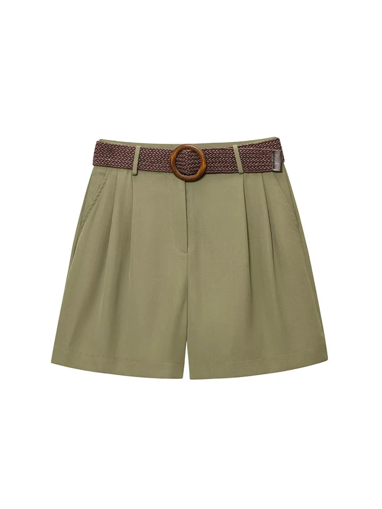 Short Alfaiataria com Cinto Maria