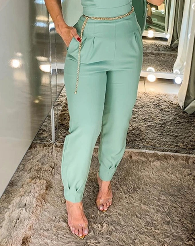 Macacão Feminino Elegance One Shoulder – Sofisticação com Caimento Perfeito