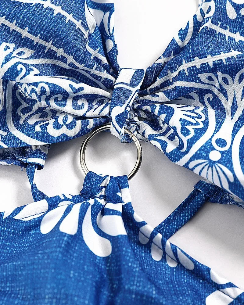 Vestido Longo Blue Marina