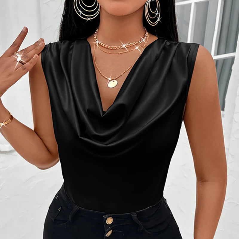 Blusa Cetim Manoella - Elegância, Conforto e Sensualidade