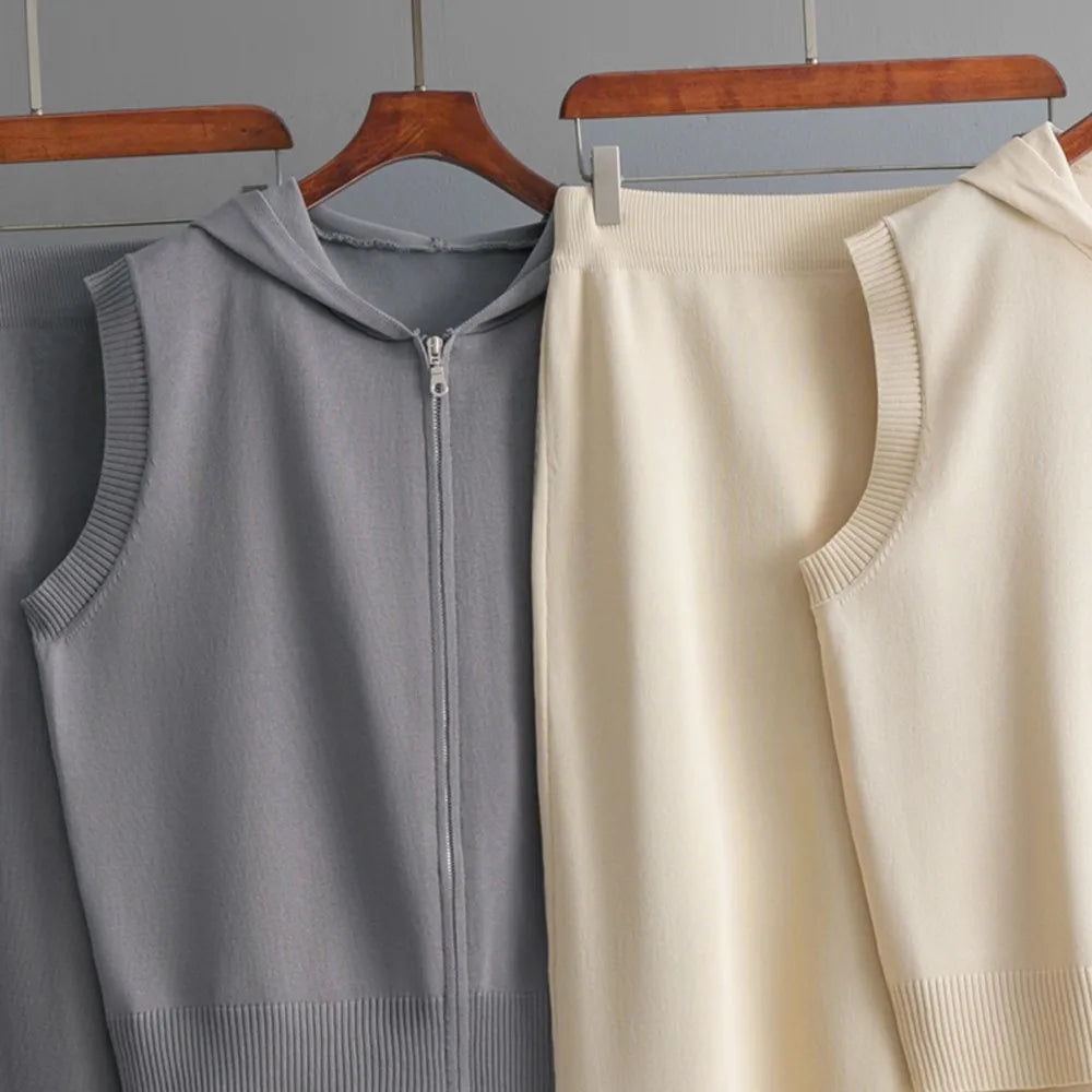 Conjunto Blusa Regata e Saia Longa - Conforto e Charme