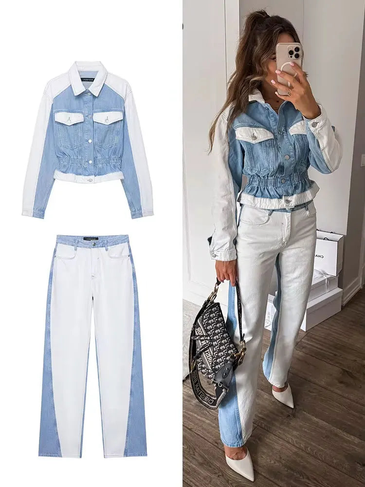Conjunto Vintage Jeans Isabelle – Modernidade e Sofisticação em um Só Look
