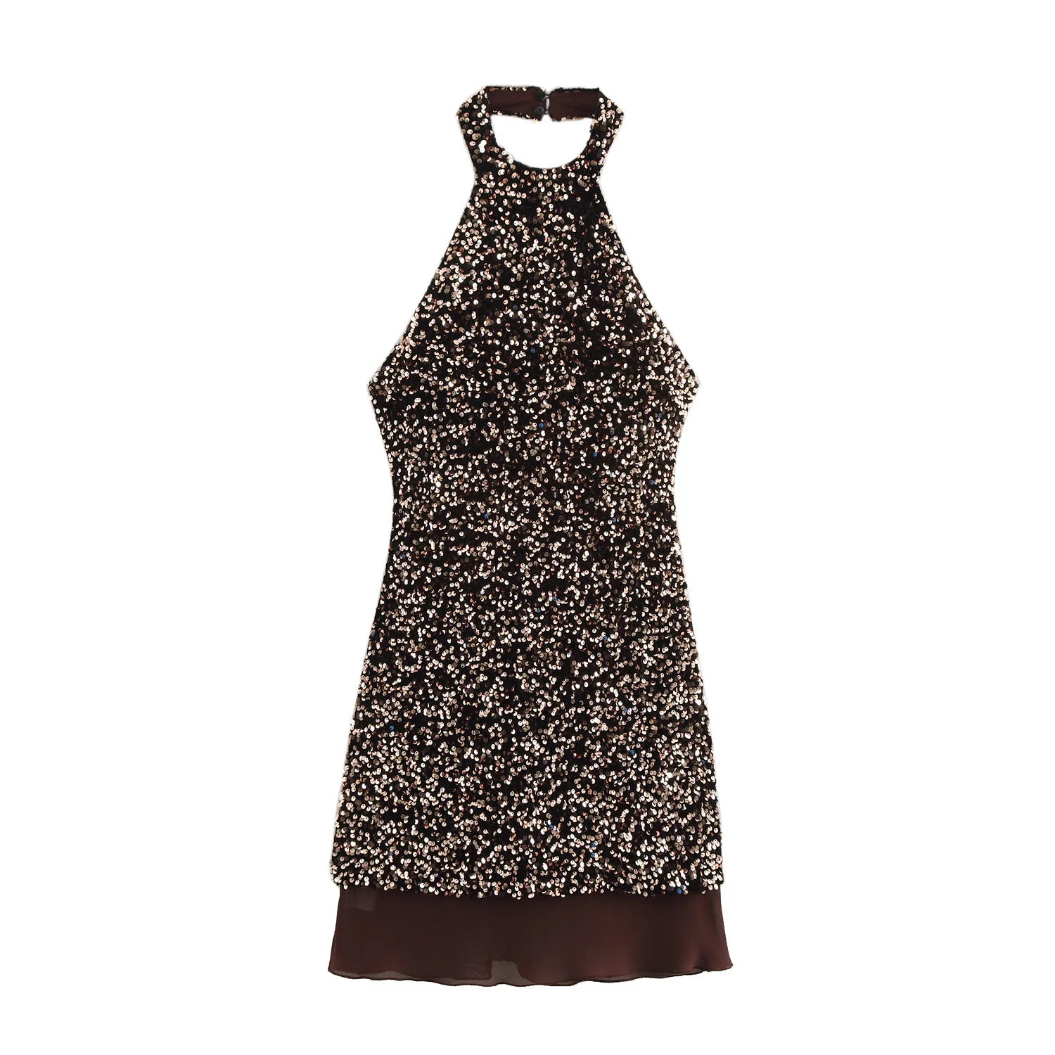 Vestido Curto Brilhante Angelica – Glamour e Elegância