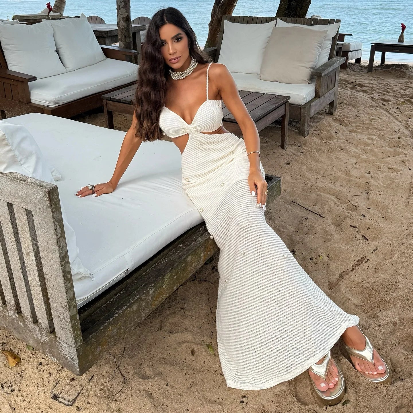 Vestido Longo Ariane – Elegância e Charme para o Verão 2026