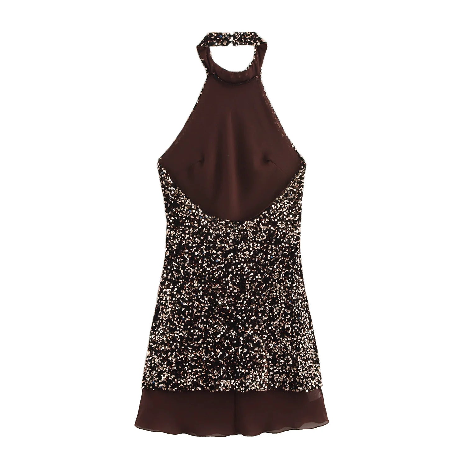 Vestido Curto Brilhante Angelica – Glamour e Elegância