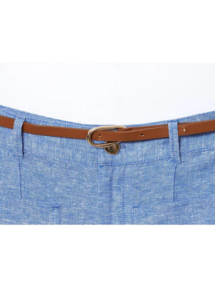 Conjunto Blusa Colete e Calça Pantalona Rafaella - Elegância Clássica