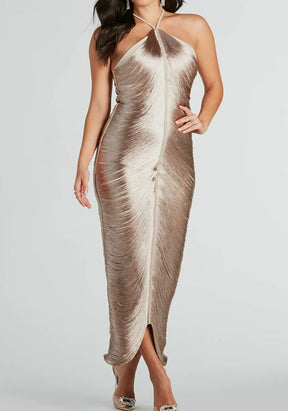 Vestido Franja Festa – Elegância Pura para Mulheres Empoderadas