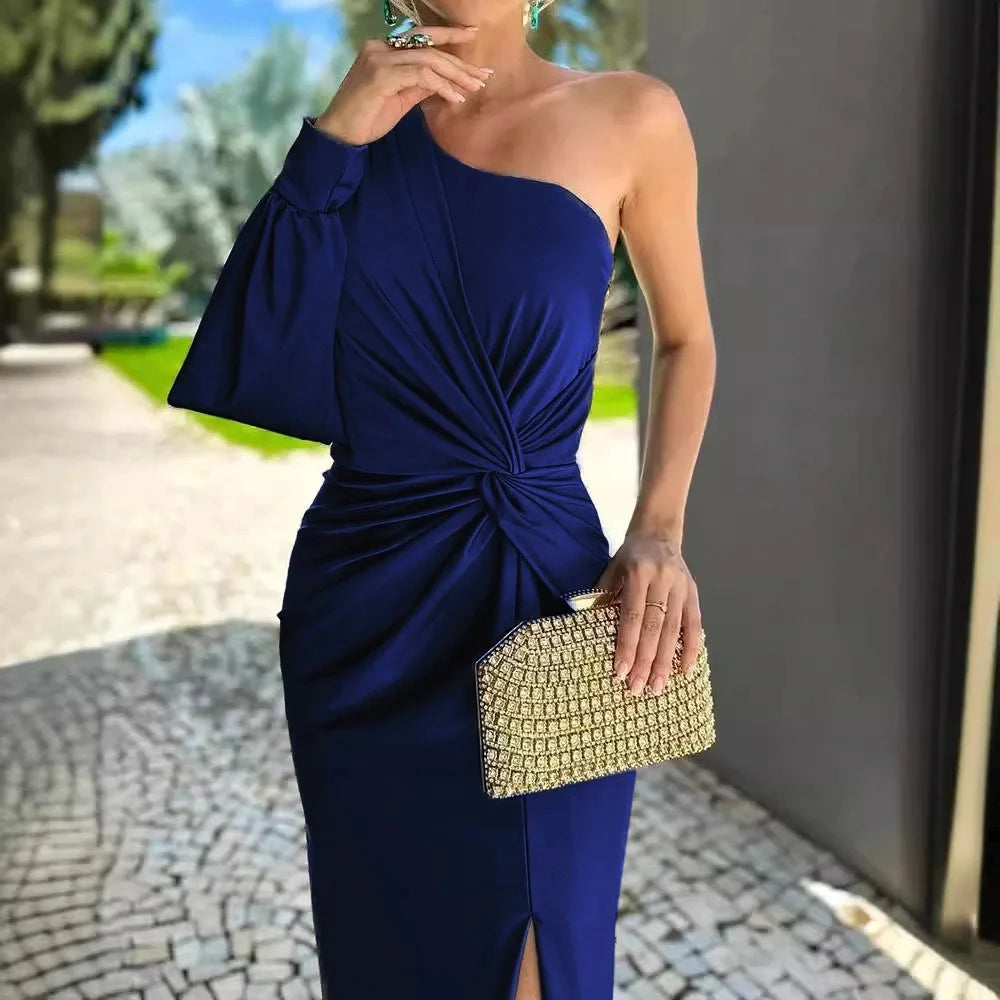 Vestido Longo Selena – Estilo Chique e Formal com Toque de Sensualidade e Sofisticação