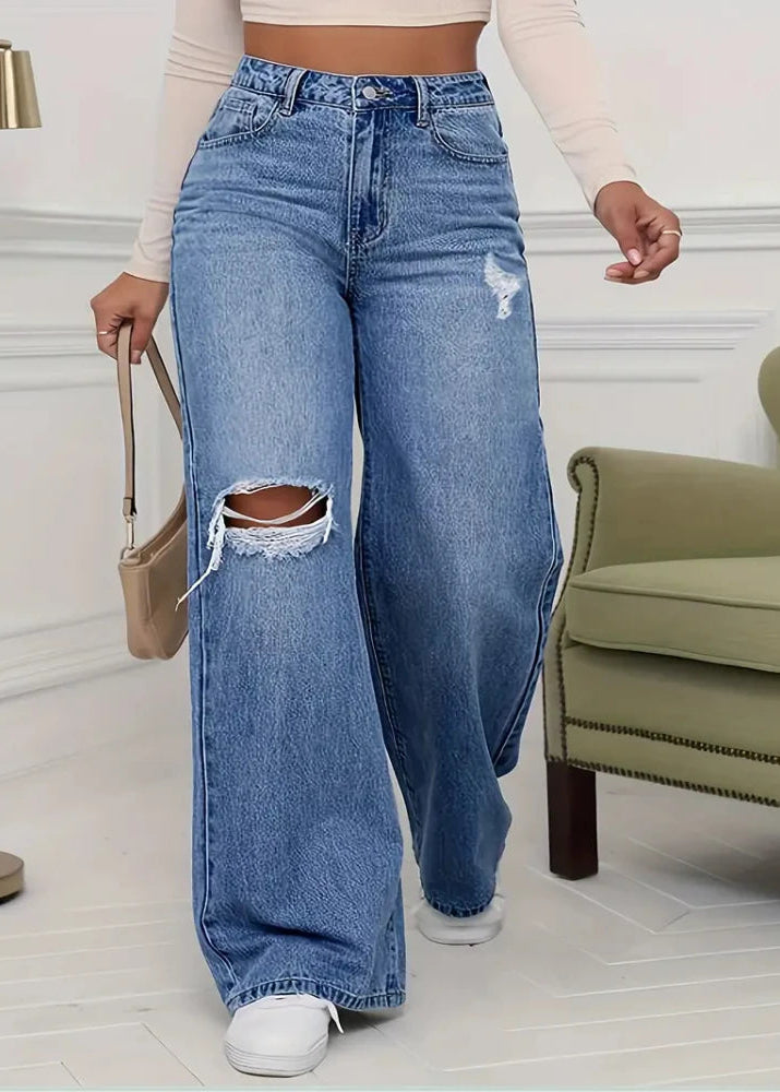 Calça Jeans Feminina Streetwear