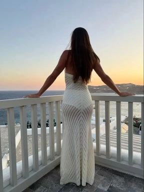 Vestido Longo Crochê Deusa