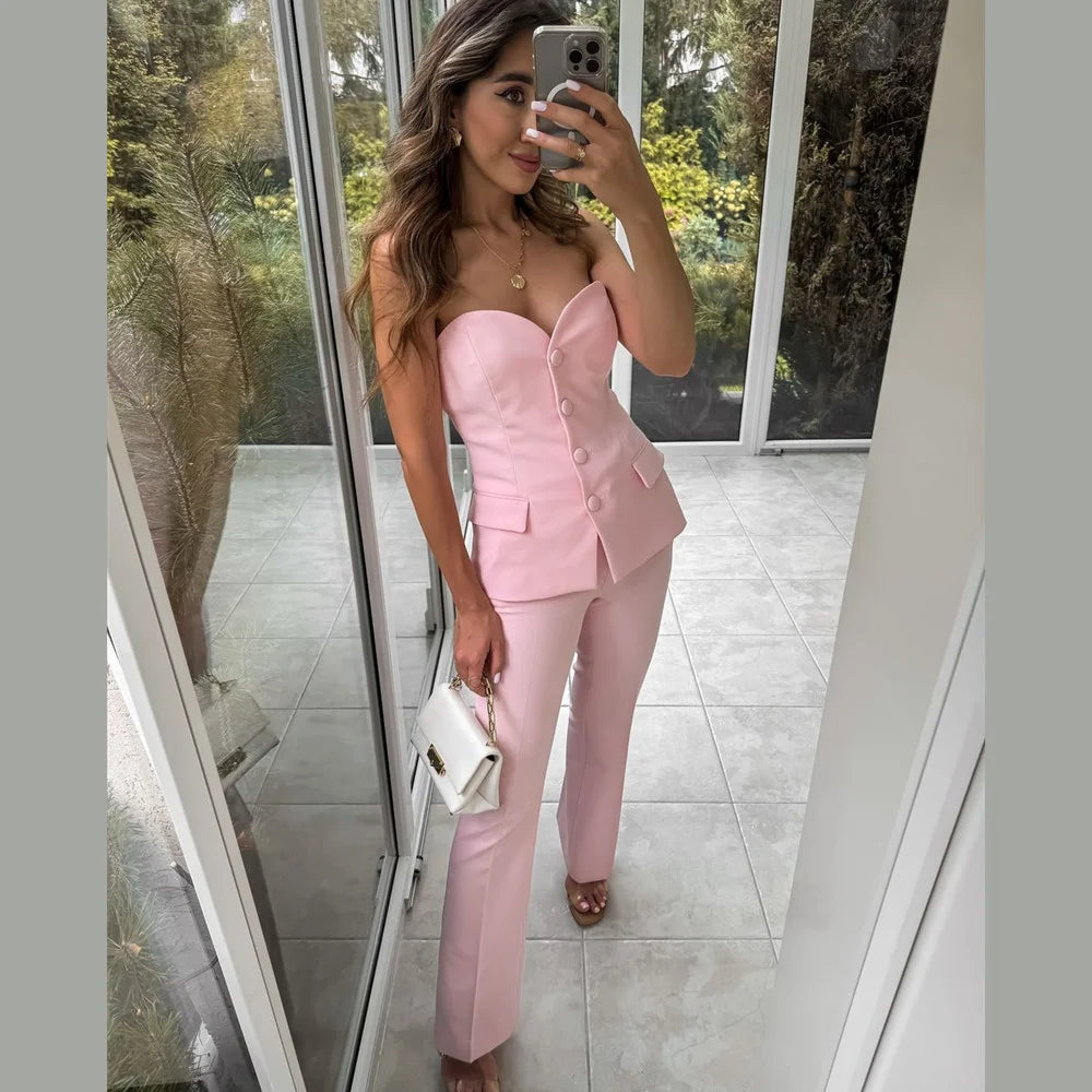 Conjunto Social Tomara que Caia e Calça Rubi