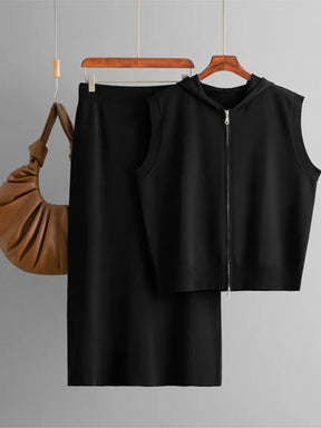 Conjunto Blusa Regata e Saia Longa - Conforto e Charme