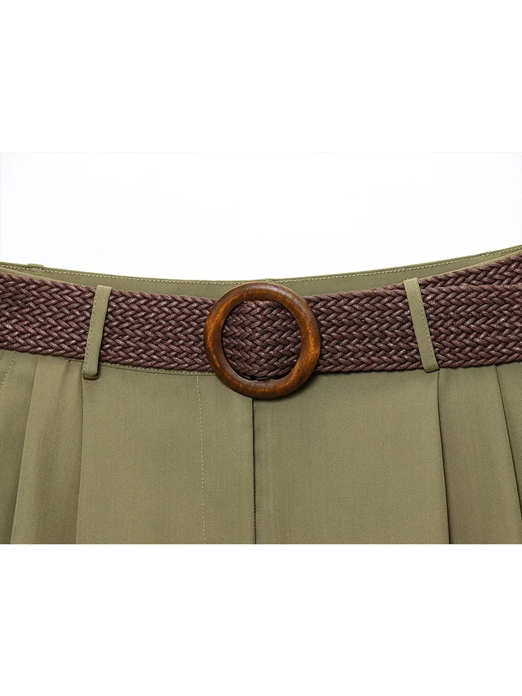 Short Alfaiataria com Cinto Maria