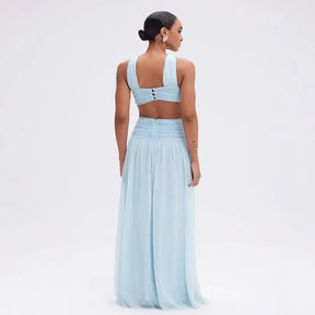 Vestido Longo Ellegance Classic – Sofisticação, Leveza e Estilo Moderno