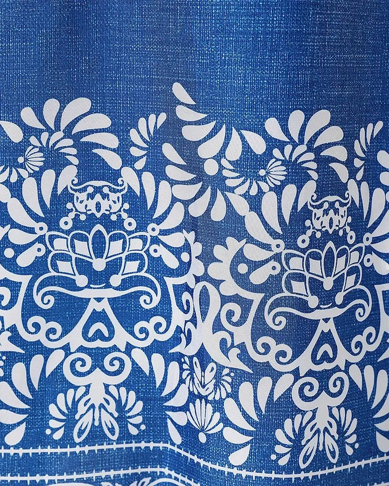 Vestido Longo Blue Marina