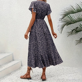 Vestido Longo Floral – Charme em Cada Detalhe