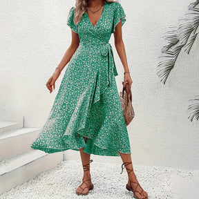 Vestido Longo Floral – Charme em Cada Detalhe