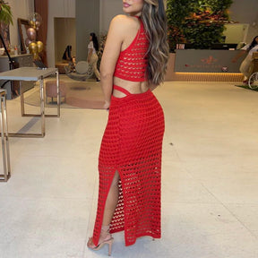 Vestido Longo Sunset – Elegância Chic