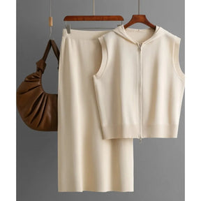 Conjunto Blusa Regata e Saia Longa - Conforto e Charme