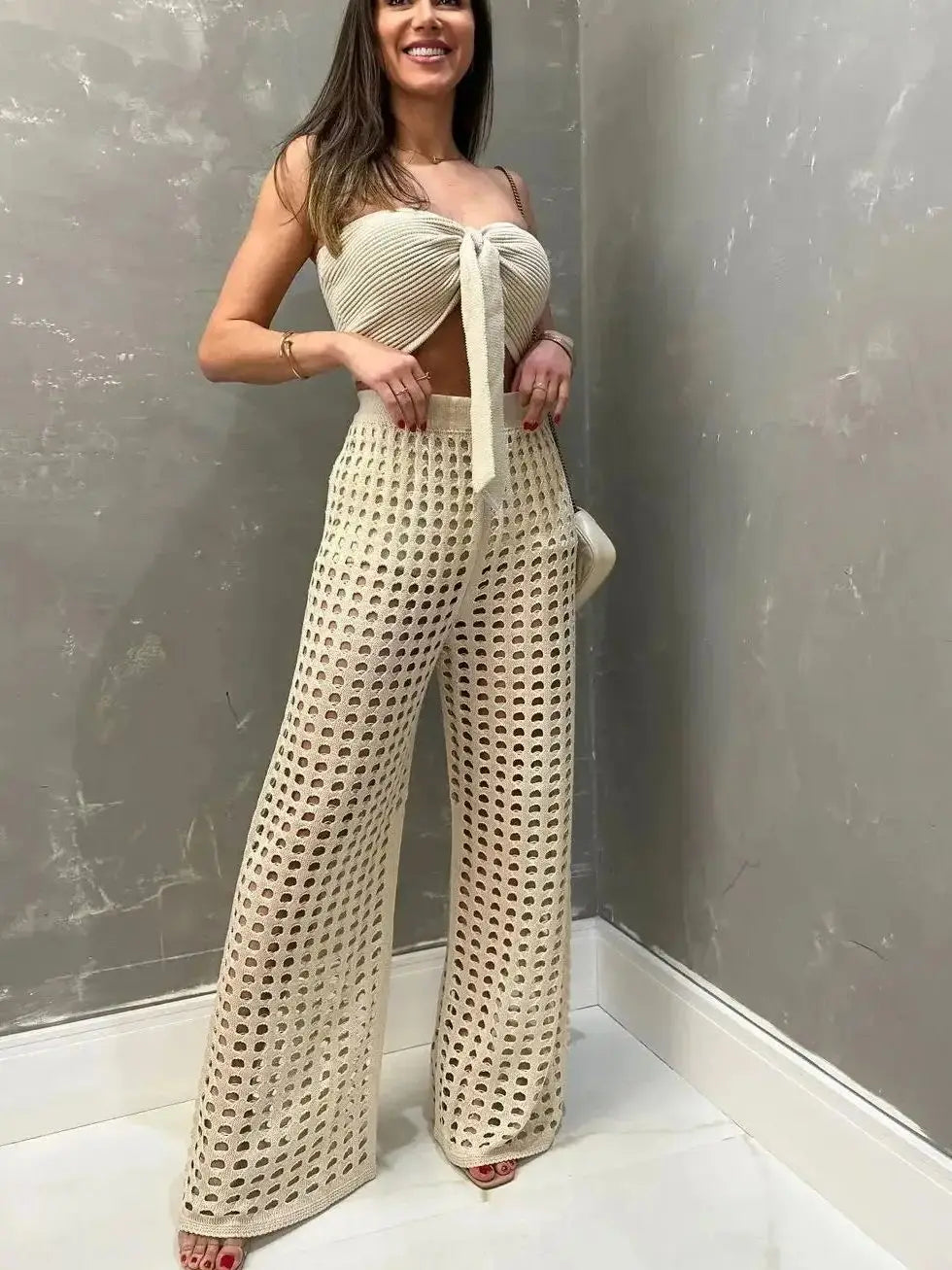 Conjunto Tricô Bella – Elegância, Qualidade e Estilo para o Verão 2026