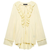 Blusa Charme Manga longa Elisa