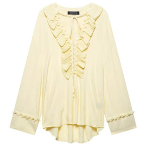 Blusa Charme Manga longa Elisa