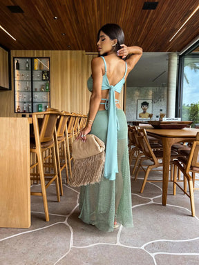 Vestido Longo Aura Tropical