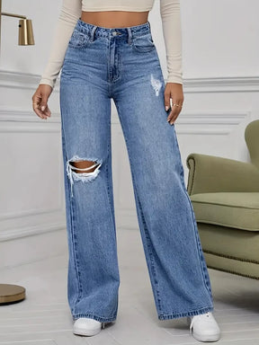 Calça Jeans Feminina Streetwear