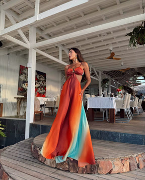 Vestido Feminino Sunset Glow – Elegância, Cor e Sensualidade na Medida Certa