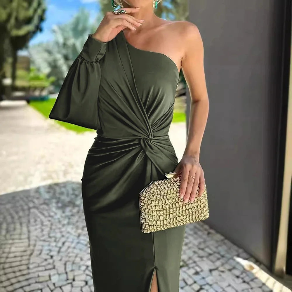 Vestido Longo Selena – Estilo Chique e Formal com Toque de Sensualidade e Sofisticação