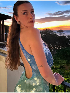 Vestido Glamour Aurora – O Look Que Ilumina Qualquer Festa