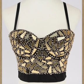 Cropped Charlotte Brilho Marina