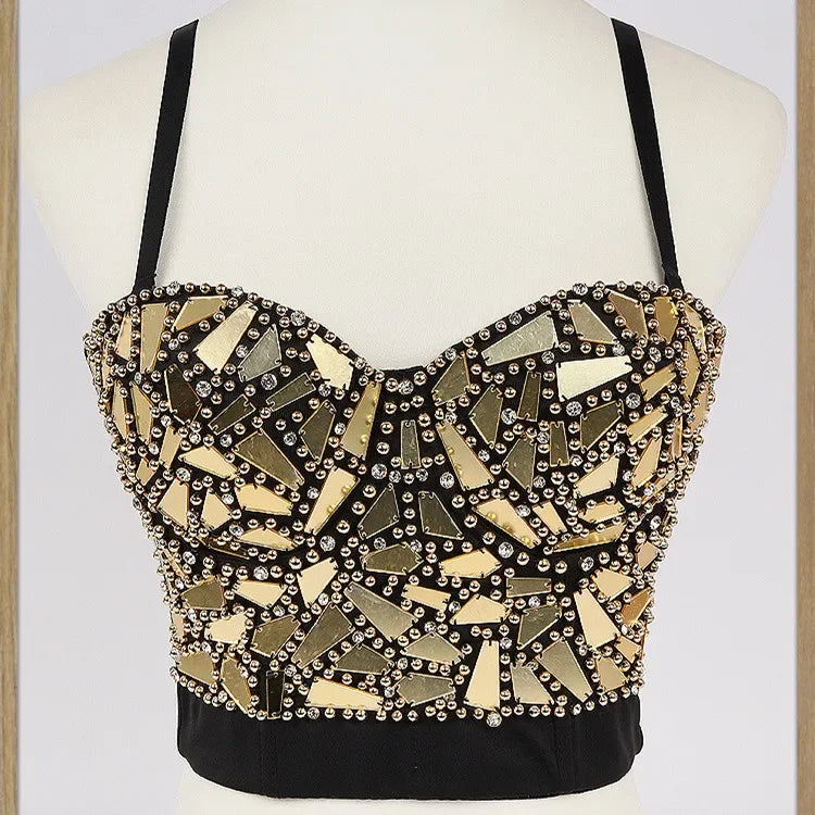 Cropped Charlotte Brilho Marina