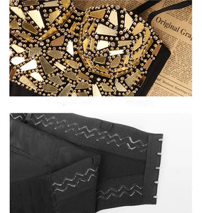 Cropped Charlotte Brilho Marina