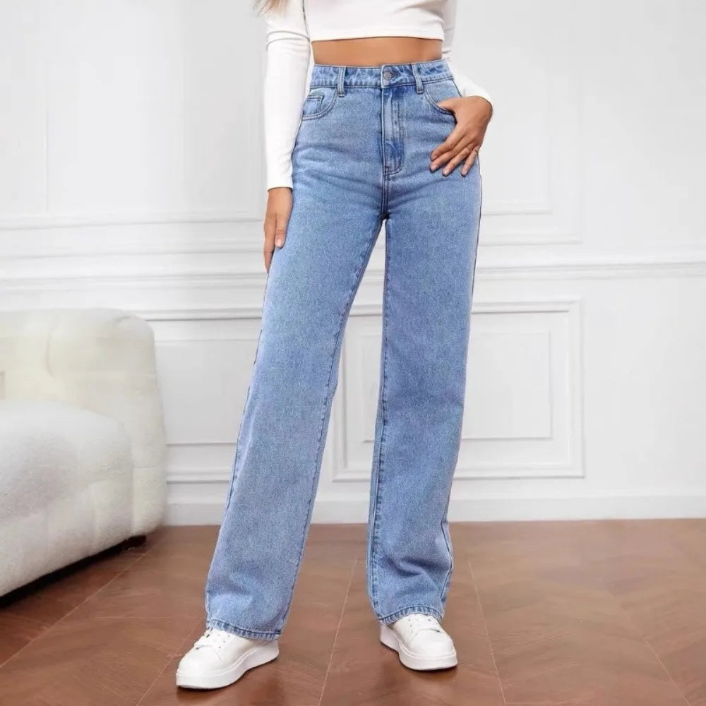 Calça Jeans Cintura Alta Slin
