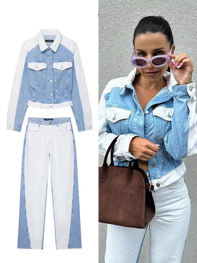 Conjunto Vintage Jeans Isabelle – Modernidade e Sofisticação em um Só Look