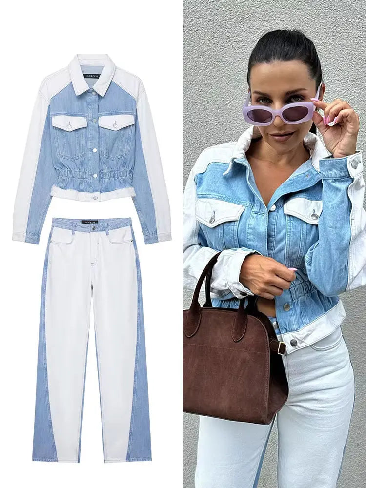 Conjunto Vintage Jeans Isabelle – Modernidade e Sofisticação em um Só Look