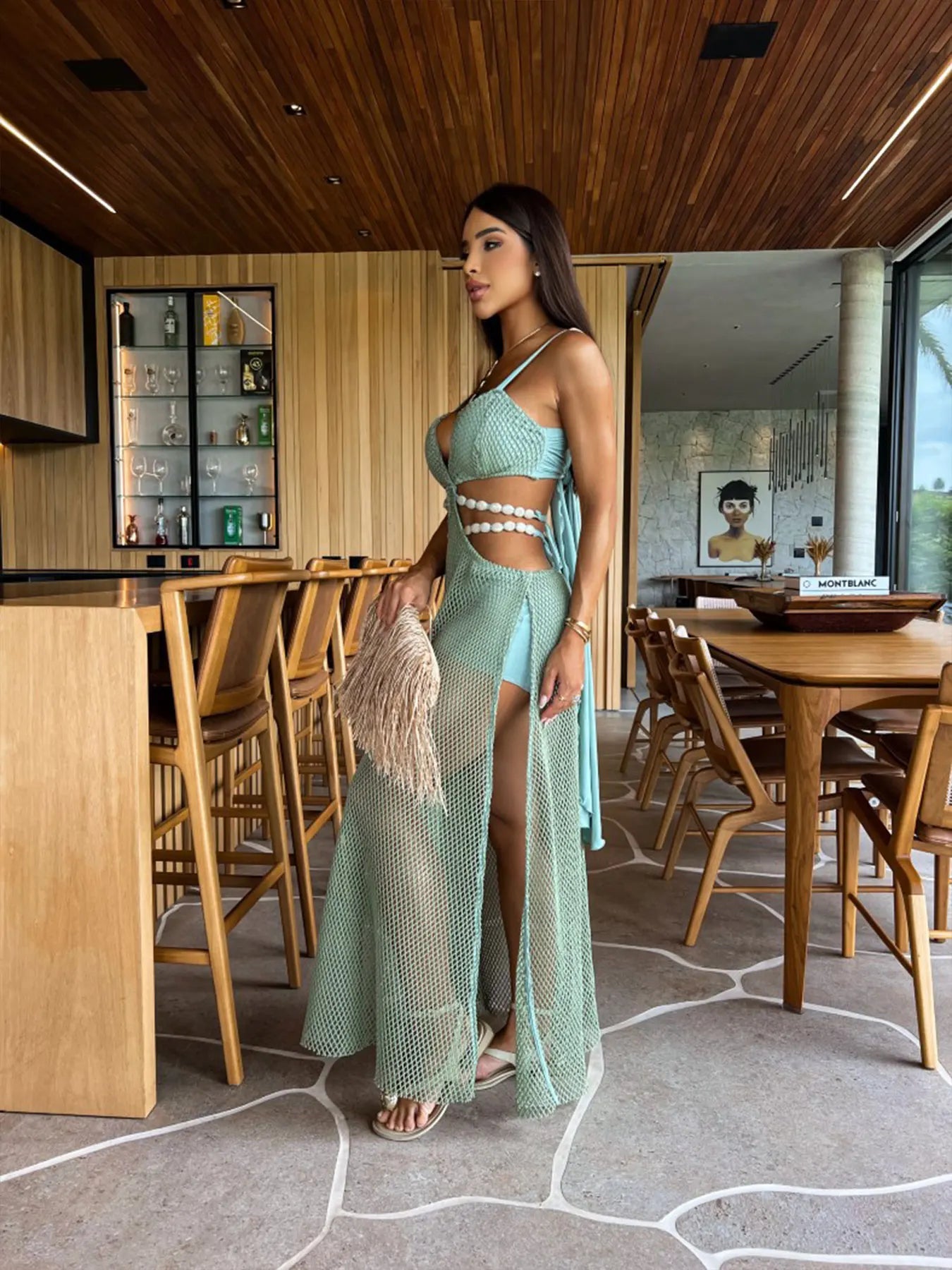 Vestido Longo Aura Tropical