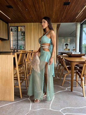 Vestido Longo Aura Tropical