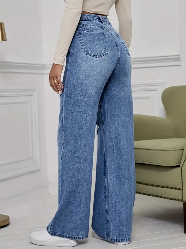 Calça Jeans Feminina Streetwear