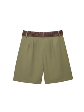 Short Alfaiataria com Cinto Maria