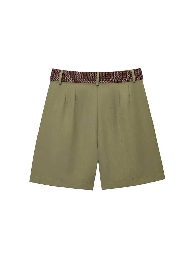 Short Alfaiataria com Cinto Maria