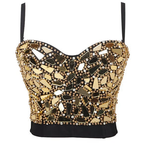 Cropped Charlotte Brilho Marina