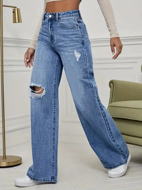 Calça Jeans Feminina Streetwear