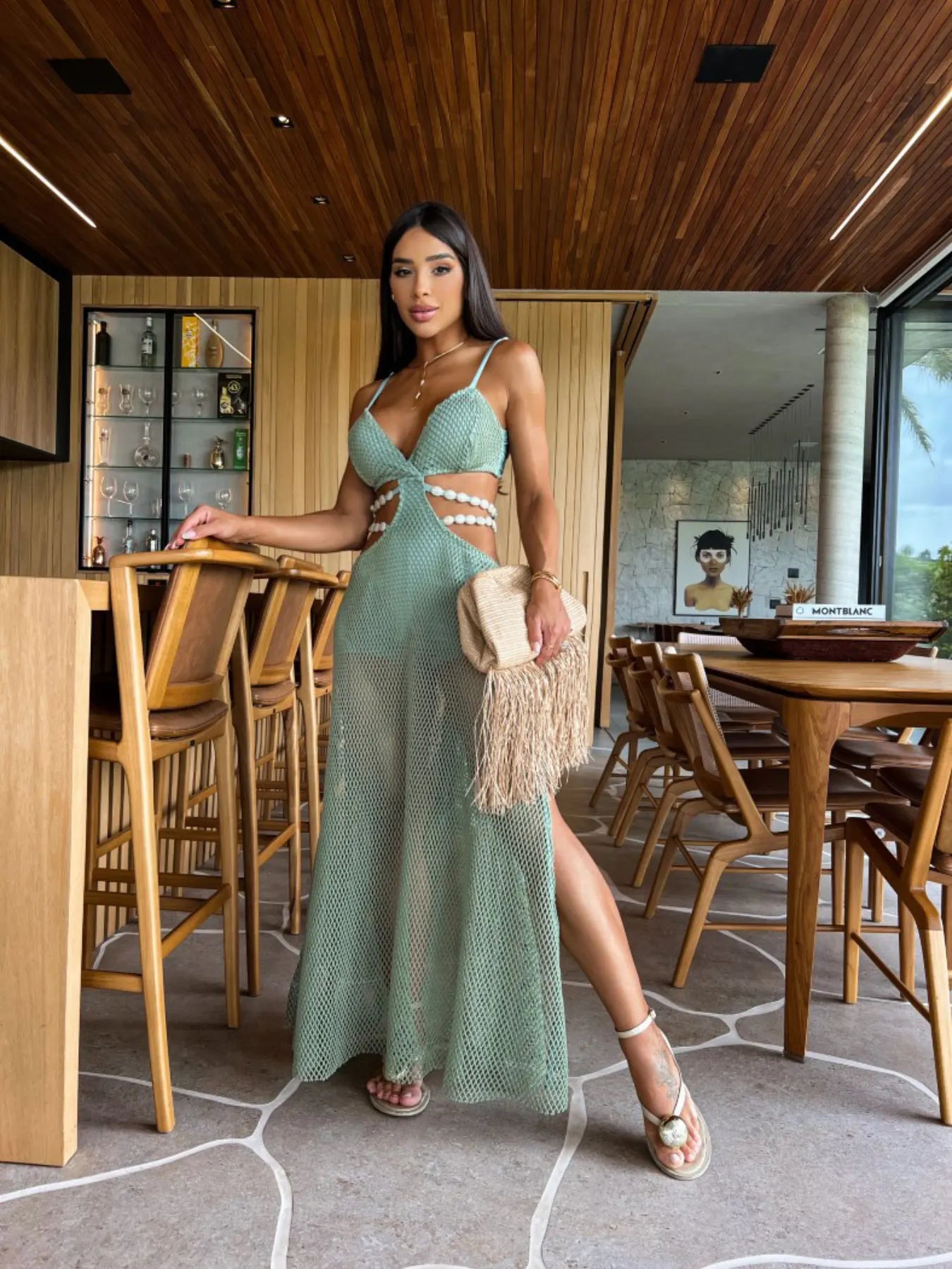 Vestido Longo Aura Tropical