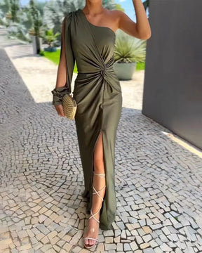 Vestido Longo Selena – Estilo Chique e Formal com Toque de Sensualidade e Sofisticação