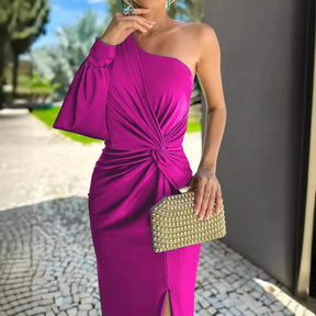 Vestido Longo Selena – Estilo Chique e Formal com Toque de Sensualidade e Sofisticação