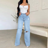 Calça Jeans Melody – Estilo Streetwear com Conforto e Atitude